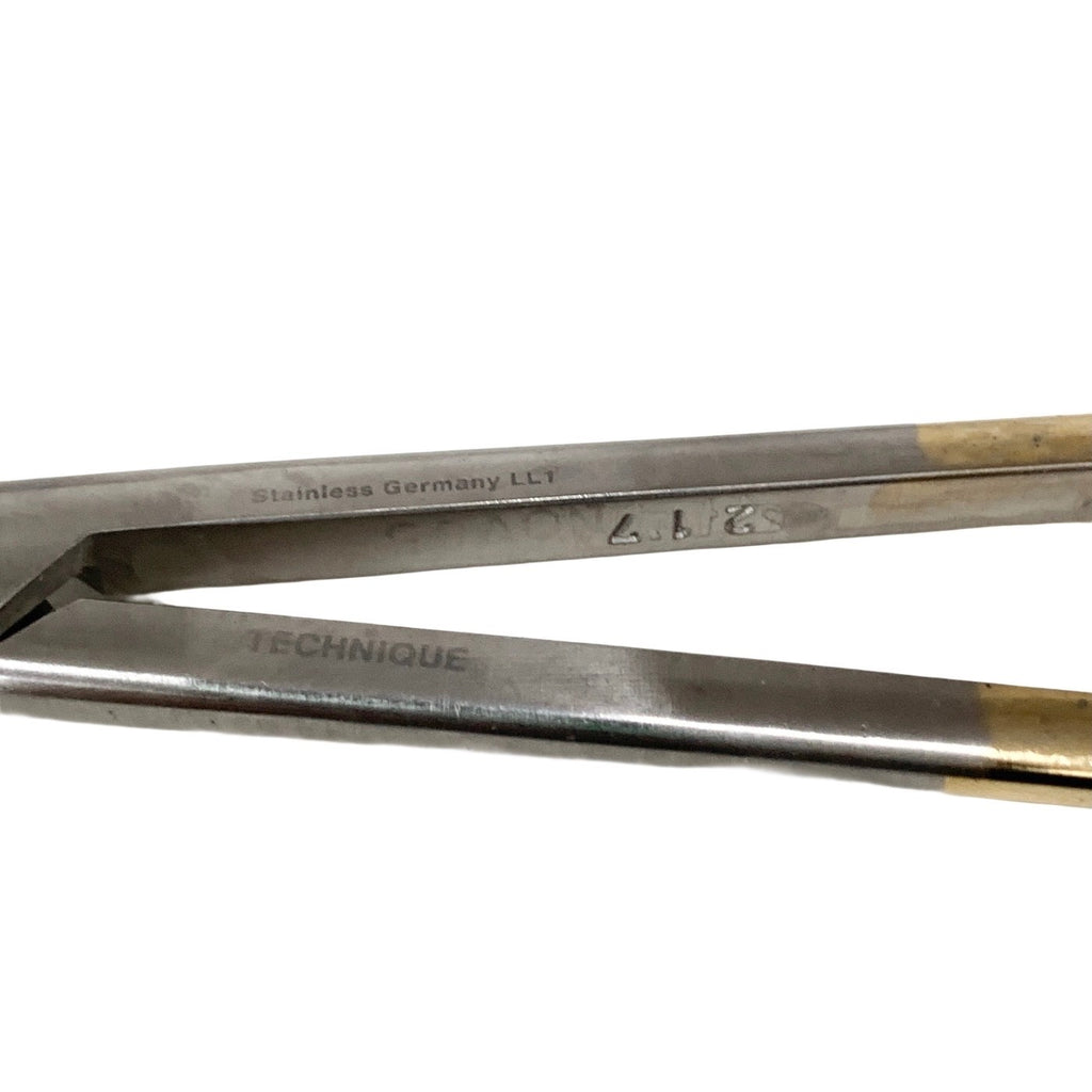 Pilling Ref 14-2225, Mayo Scissors Curved 6.75" - Gold Handle