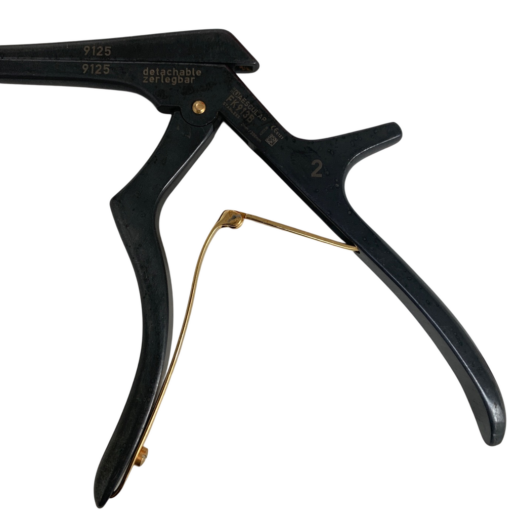 AESCULAP FK913B Noir® KERRISON Bone Punches #2  2MM 130 deg Upwards Cutting