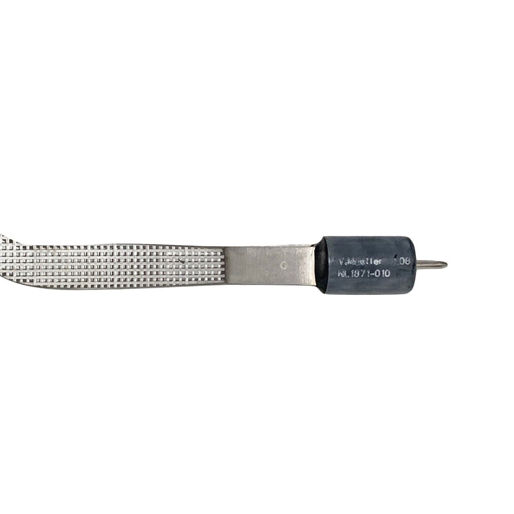 V. Mueller NL1871-010 Fox Bayonet Bipolar Forceps 1mm Tip 18.4cm 7.25" Surgical