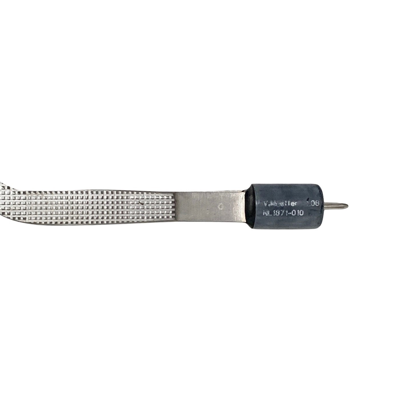 V. Mueller NL1871-010 Fox Bayonet Bipolar Forceps 1mm Tip 18.4cm 7.25" Surgical