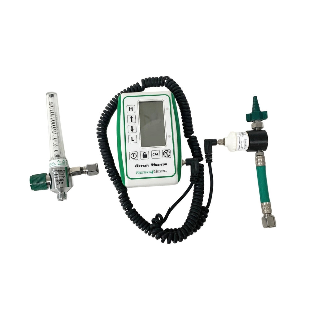 PRECISION MEDICAL REF PM5900, Oxygen Monitor 60-80 LPM Flow Meter & O2 Sensor