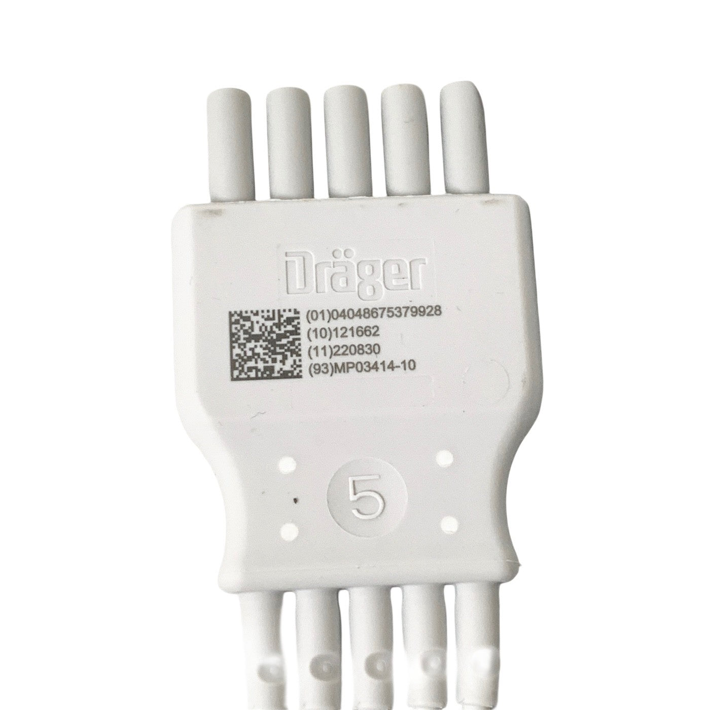 Drager REF MP03414, ECG 5-Lead dual-pin AHA, 1.5m