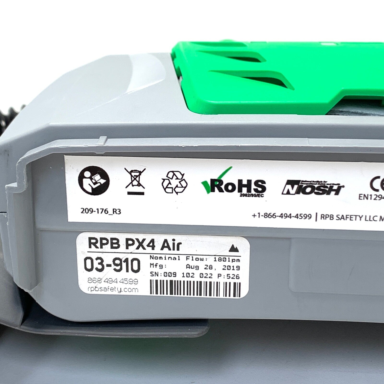 RPB REF 17-110 T-Link Bump Cap w/ 03-910 PX4 Air, Battery & Charger