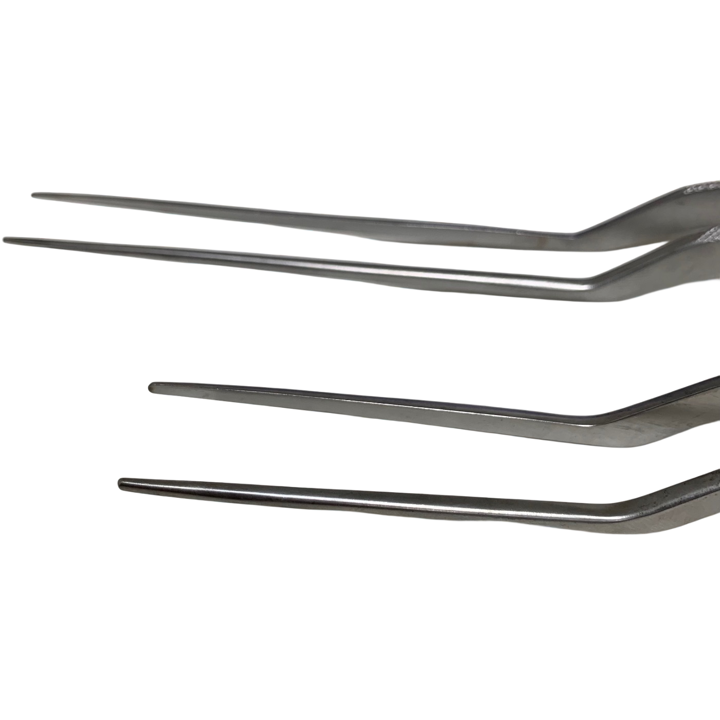 V. Mueller Rhoton Bayonet Bipolar Forceps set of 2 pieces. 8inch and 10inch