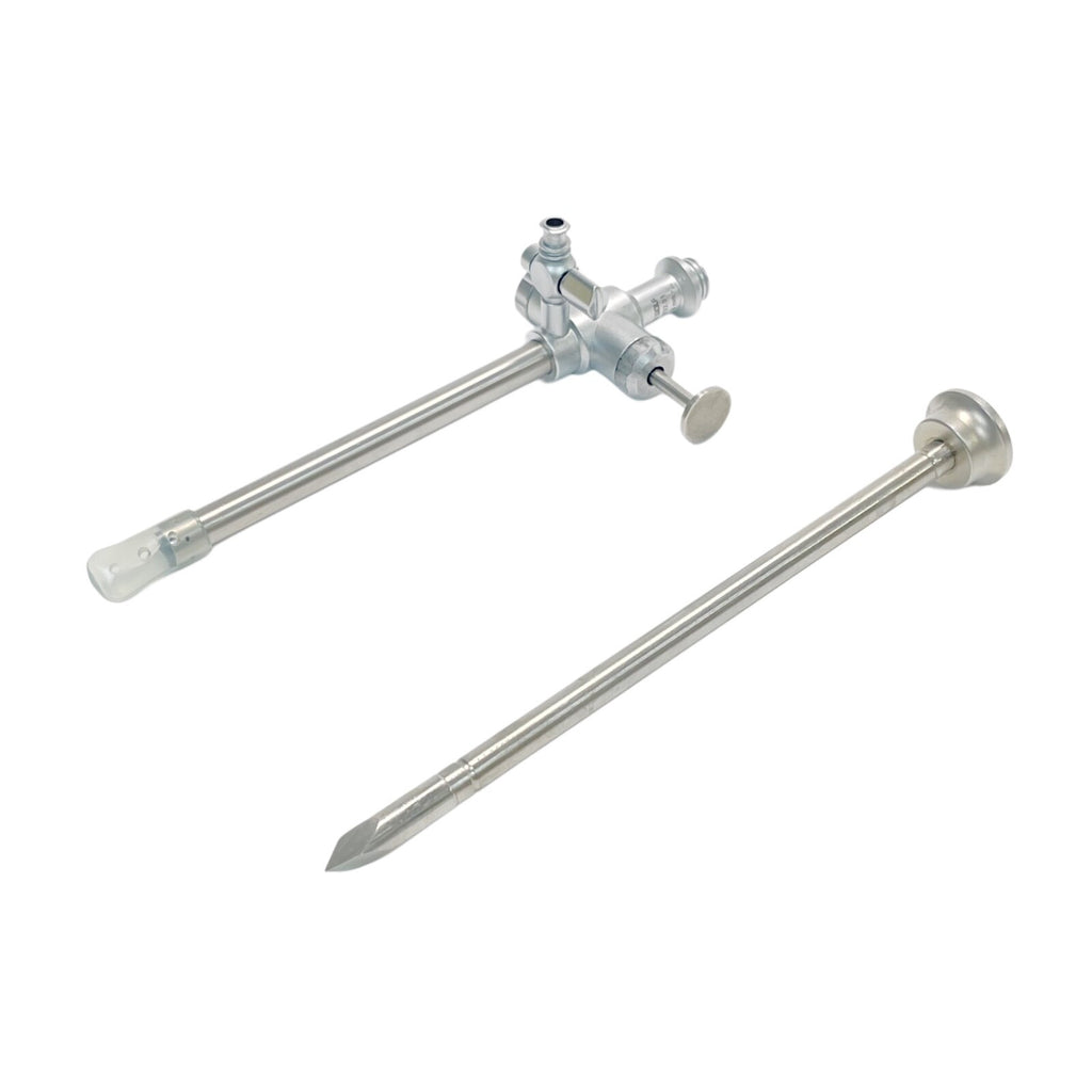 R. WOLF 8932.01 Trocar sleeve, trumpet valve, 8 mm Ø, 105 mm w/ 8932.12 Trocar