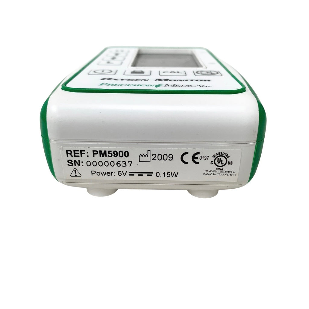 PRECISION MEDICAL REF PM5900, Oxygen Monitor 60-80 LPM Flow Meter & O2 Sensor