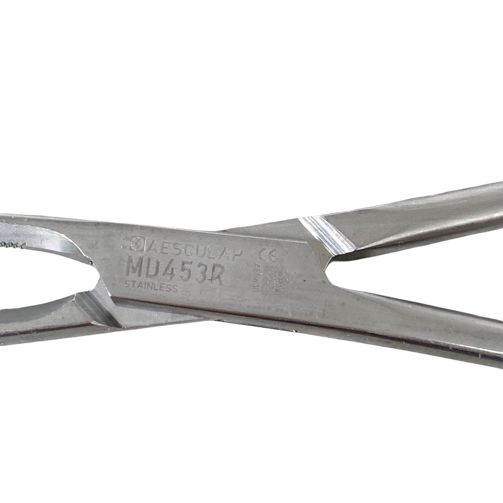 Aesculap Ref MD453R, Crile-Wood Needle Holder 6" Surgical Suture Forceps