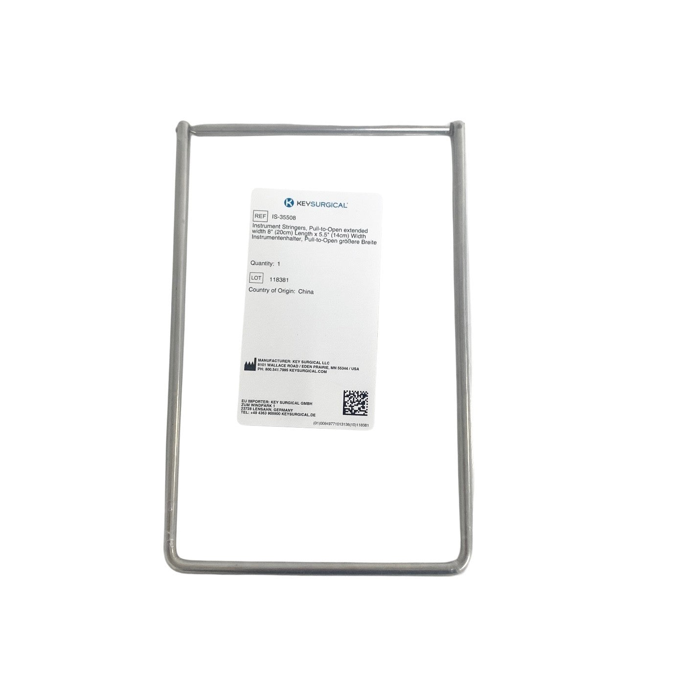 KEYSURGICAL REF IS-35508, Instrument Stringers, Pull-to-Open extended width 8"