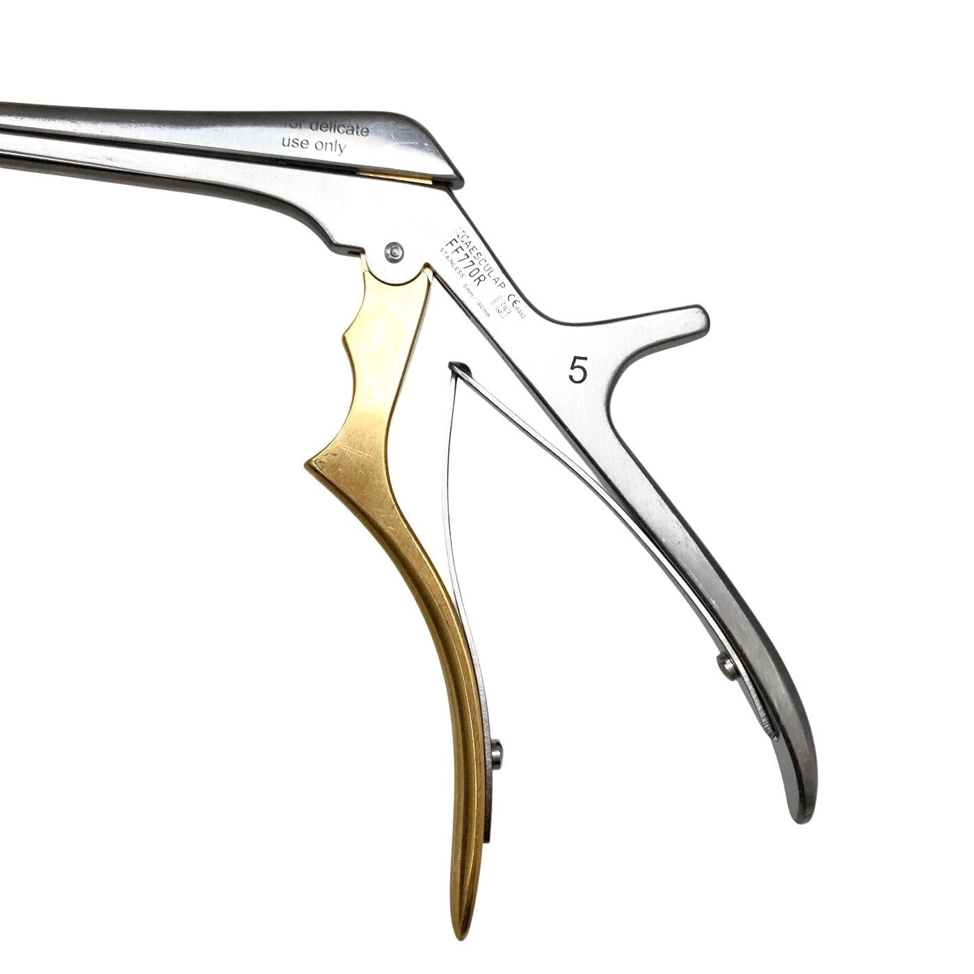 Aesculap Ref FF770R, Kerrison Rongeur 5mm 180mm Spine Neuro Surgical Instrument