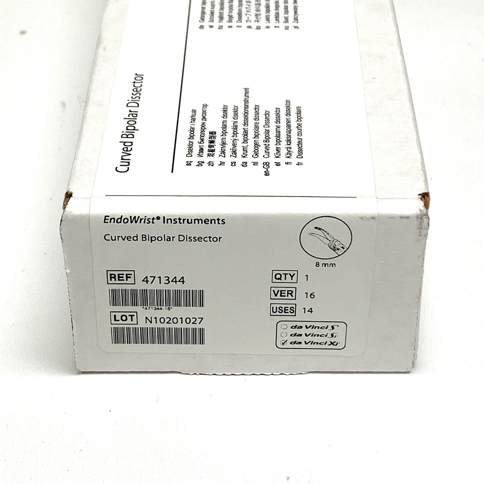 Intuitive Surgical Da Vinci Xi REF 471344 Curved Bipolar Dissector