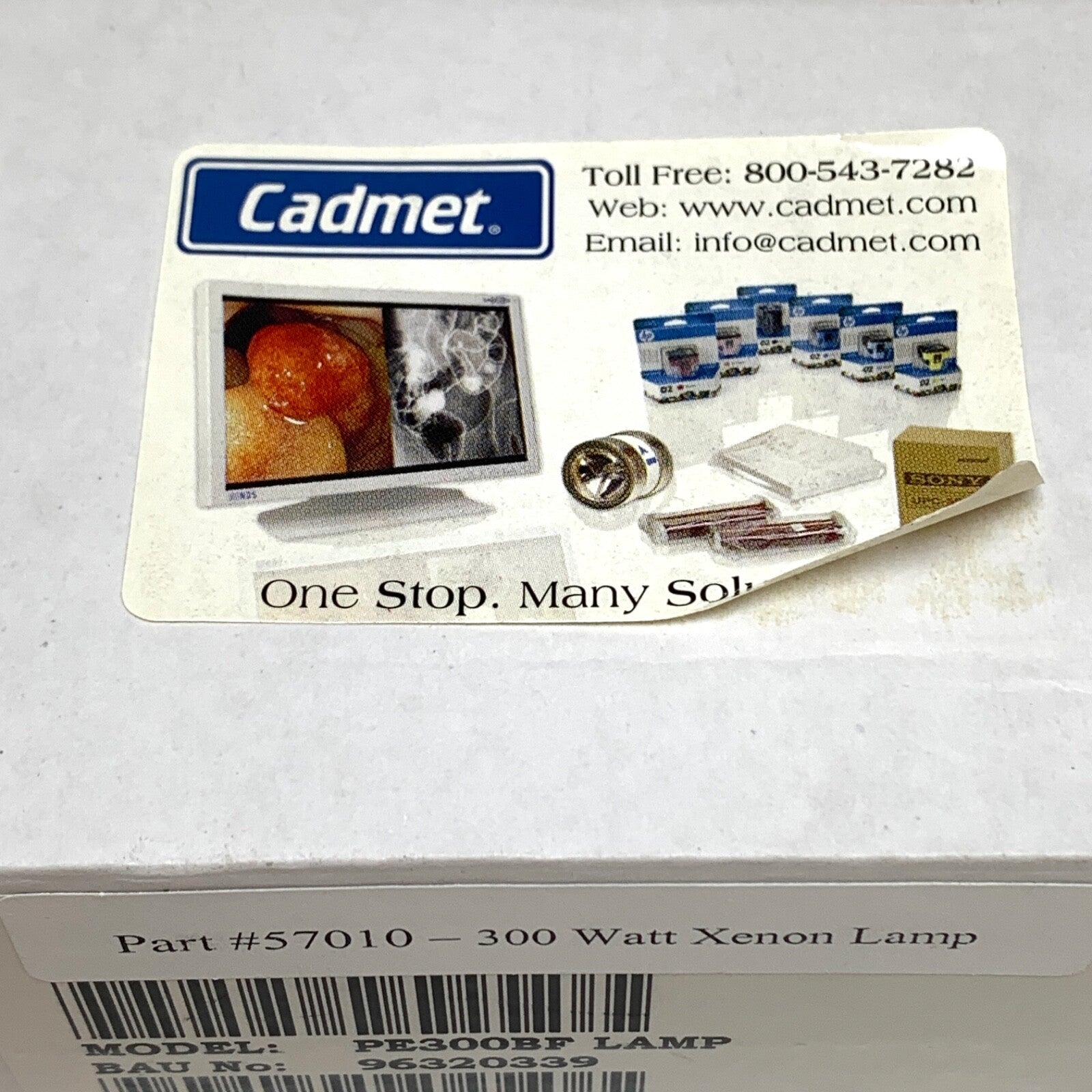 Cadmet REF 57010, Model PE300BF, 300 Watt Xenon Lamp