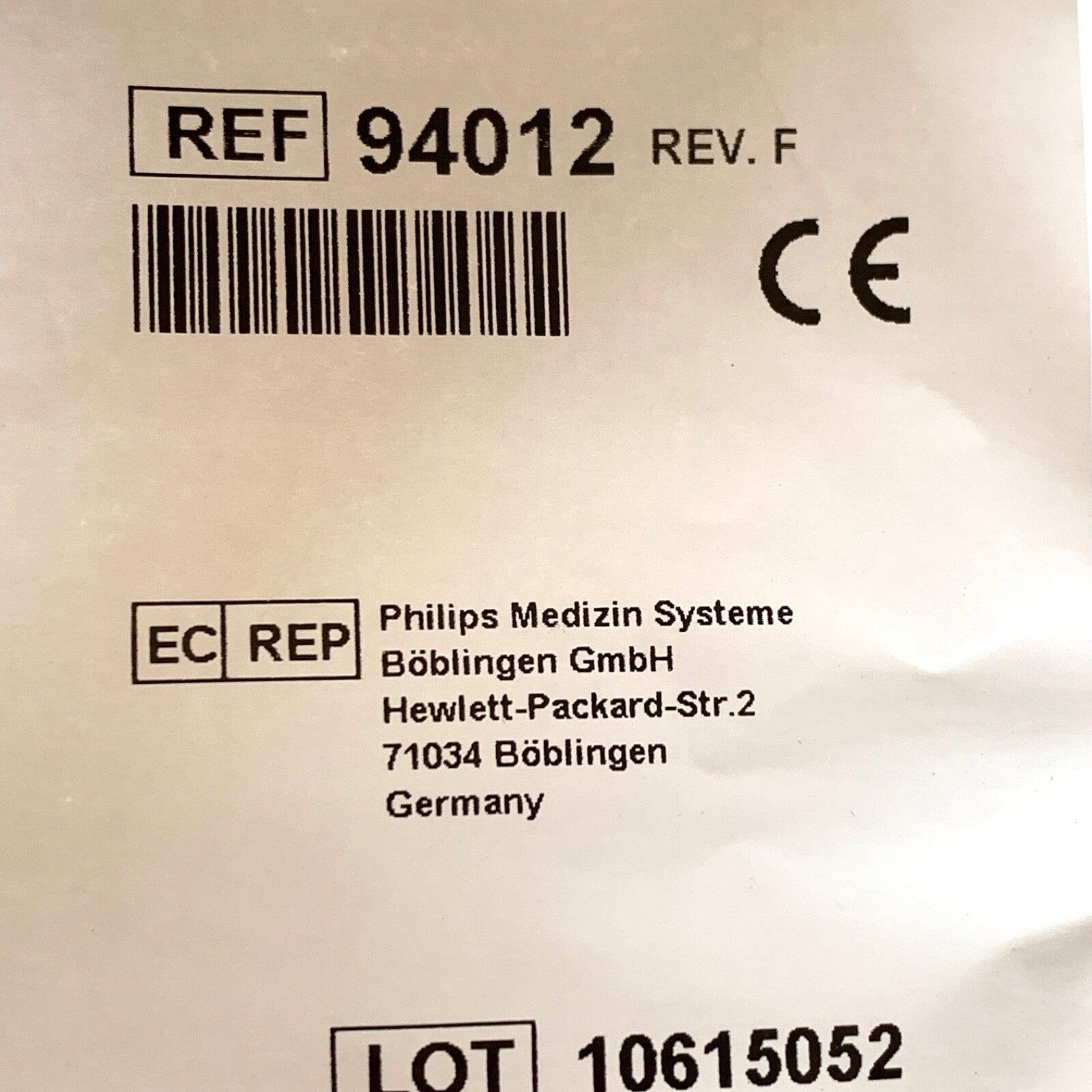 Philips REF 94012, Expression MR Kit, Disposable Water Trap, 3160