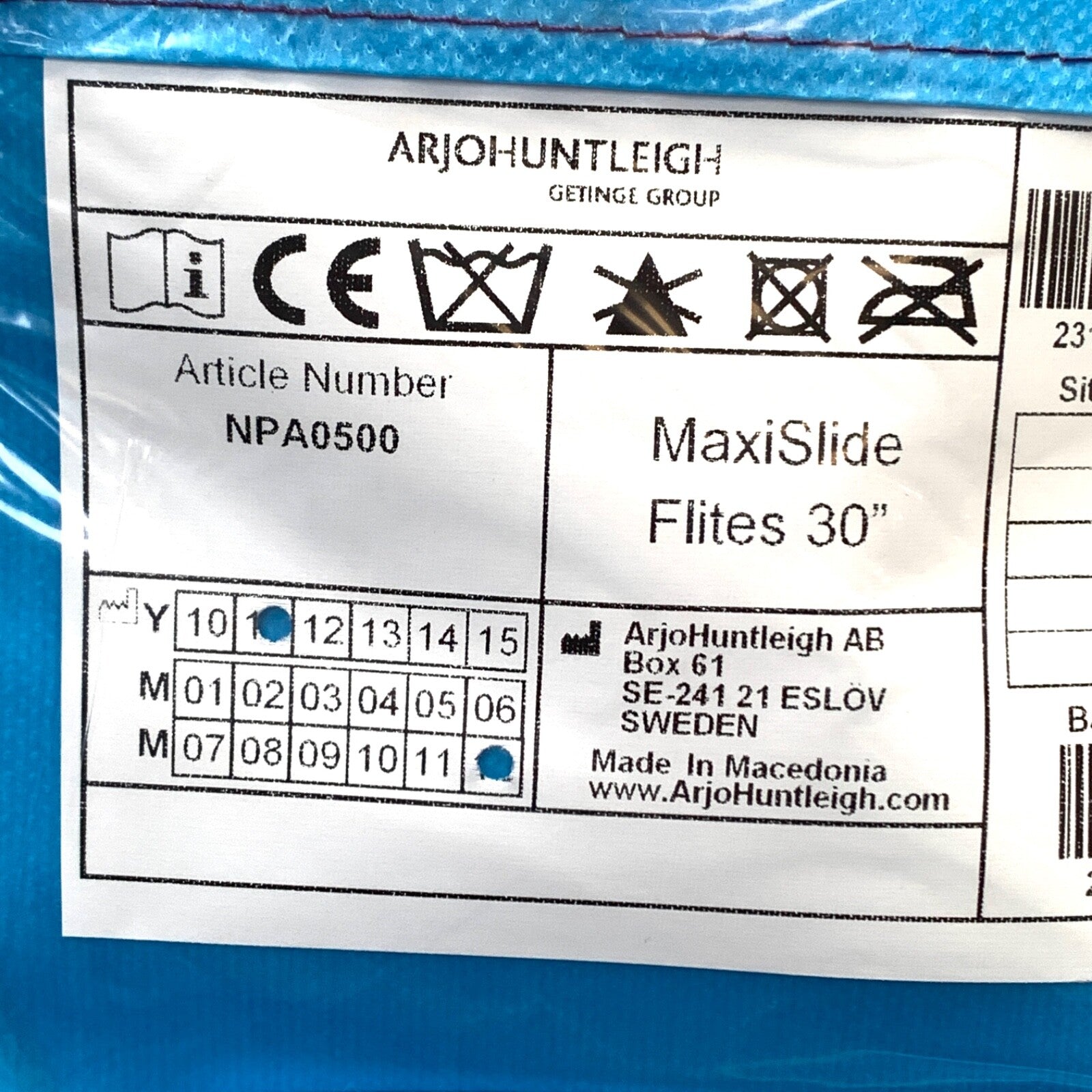 ArjoHuntleigh REF NPA0500, MAXISLIDE FLITES 30"