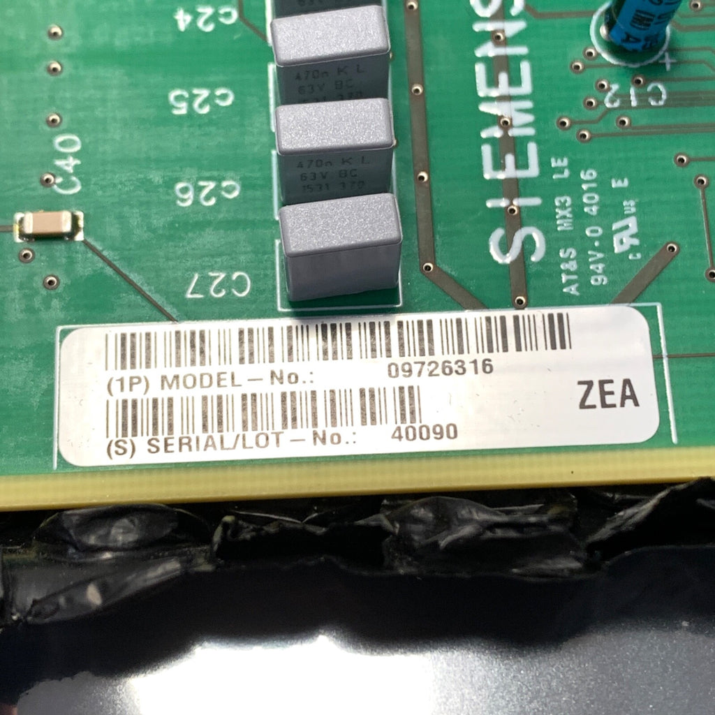 Siemens REF 9726316, C5334 D2 E6, Radiology Board