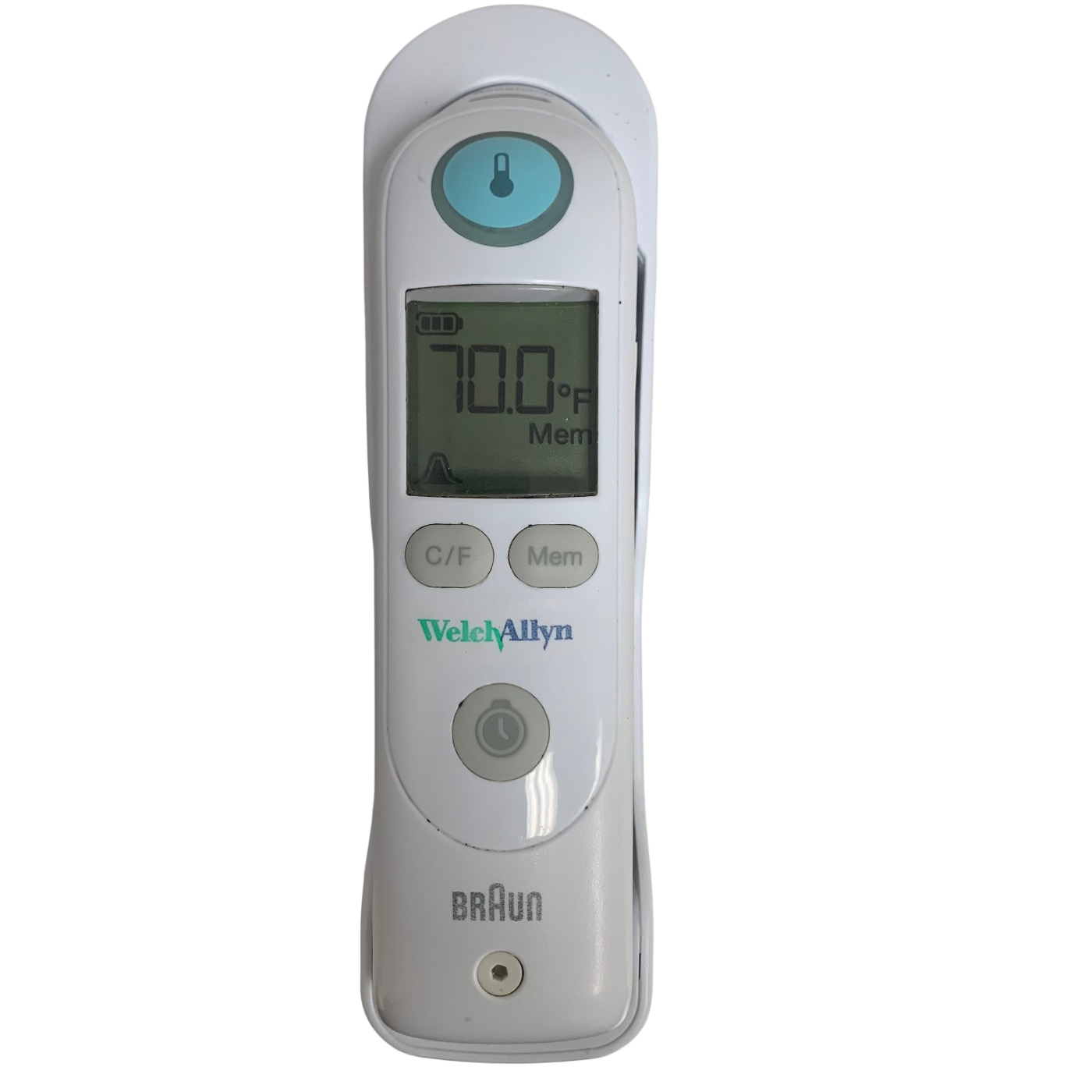 Welch Allyn Braun Thermoscan PRO 6000 Ref 901054 Thermometer W/ Base, NO BATTERY