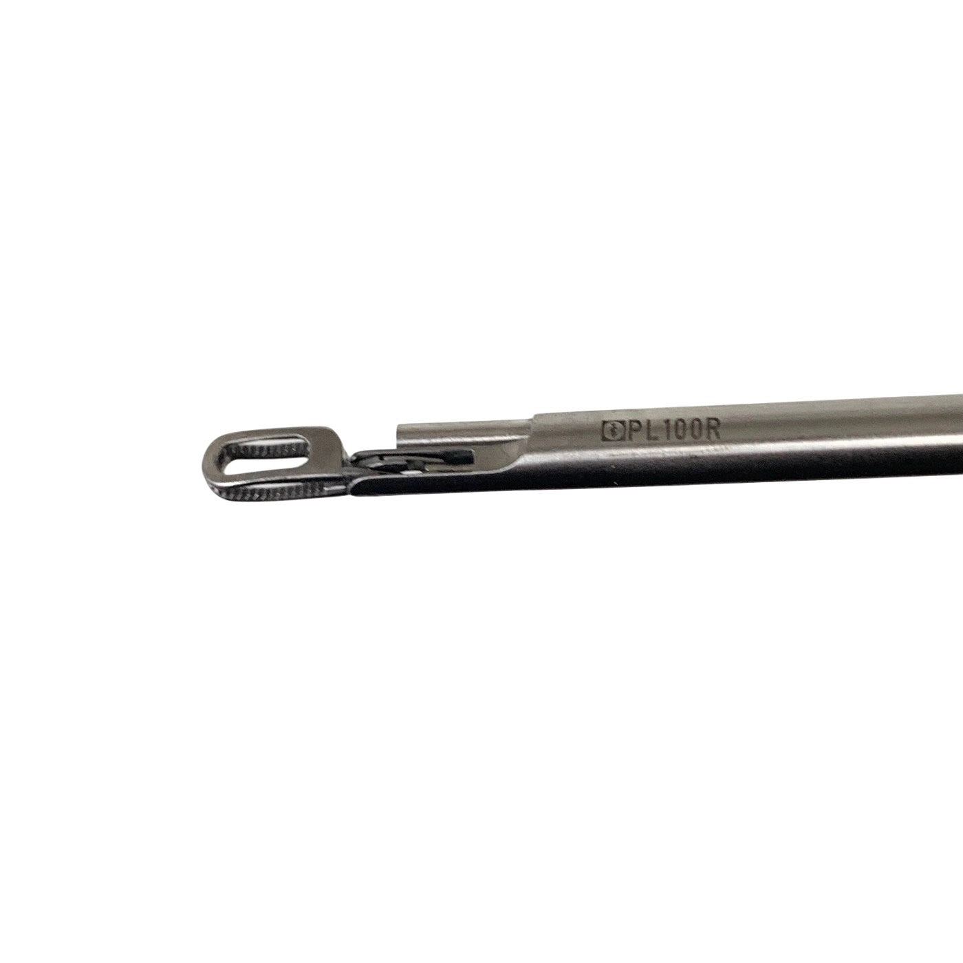 Aesculap Ref PL100R, Cholangiography Clamp Straight 5mm 17-3/8"