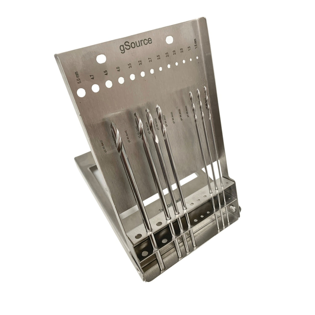 KEYSURGICAL REF KI-05-RACK-TD, TWIST DRILL RACK w/ 7 DRILL
