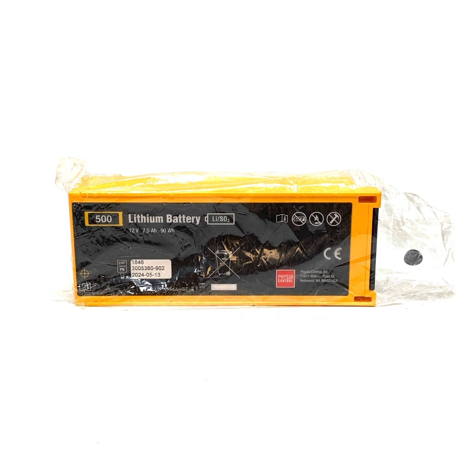 Physio-Control REF 11141-000155, 500 Lithium Ion Battery, 2024-05