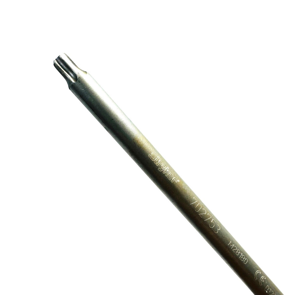 Stryker 702753 Solid Screwdriver Bit T15 Head 4 mm × 115 mm Instrument