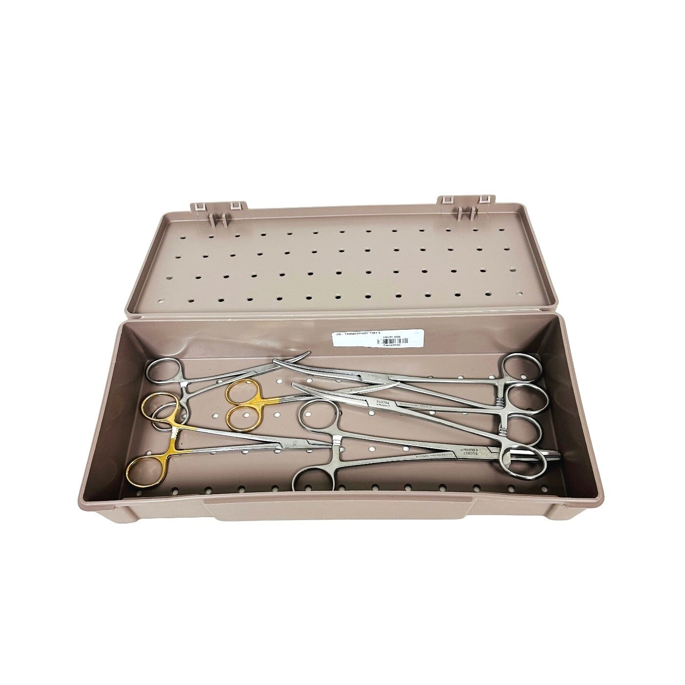 V. Mueller / Aesculap Thoracotomy Scissors W/ Tray Lot Of 6