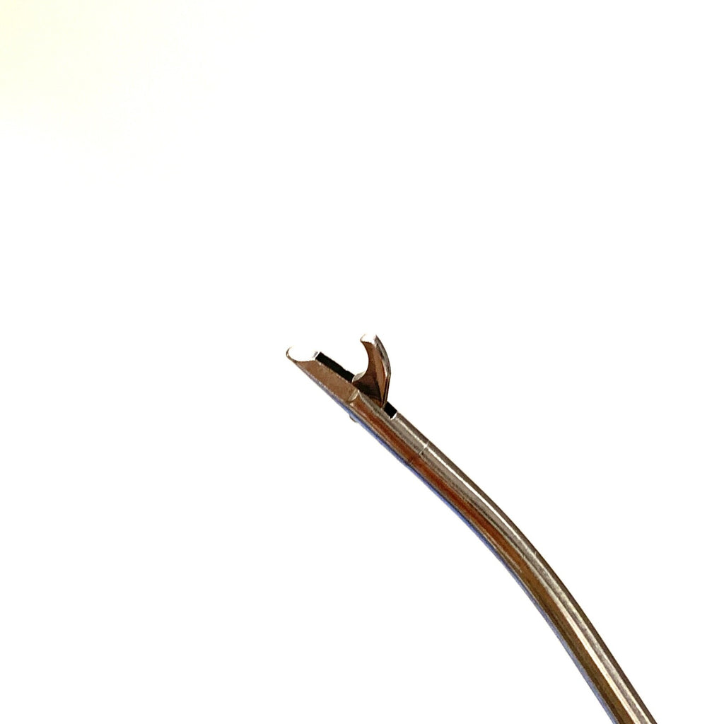 Shutt REF 2.1114, Scoop Tip, 30 degree left Forceps