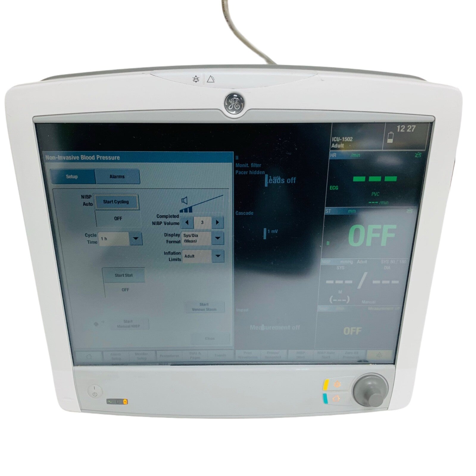 GE Healthcare Type B650-01 Patient Monitor W/ Module Type E-PSMP-01