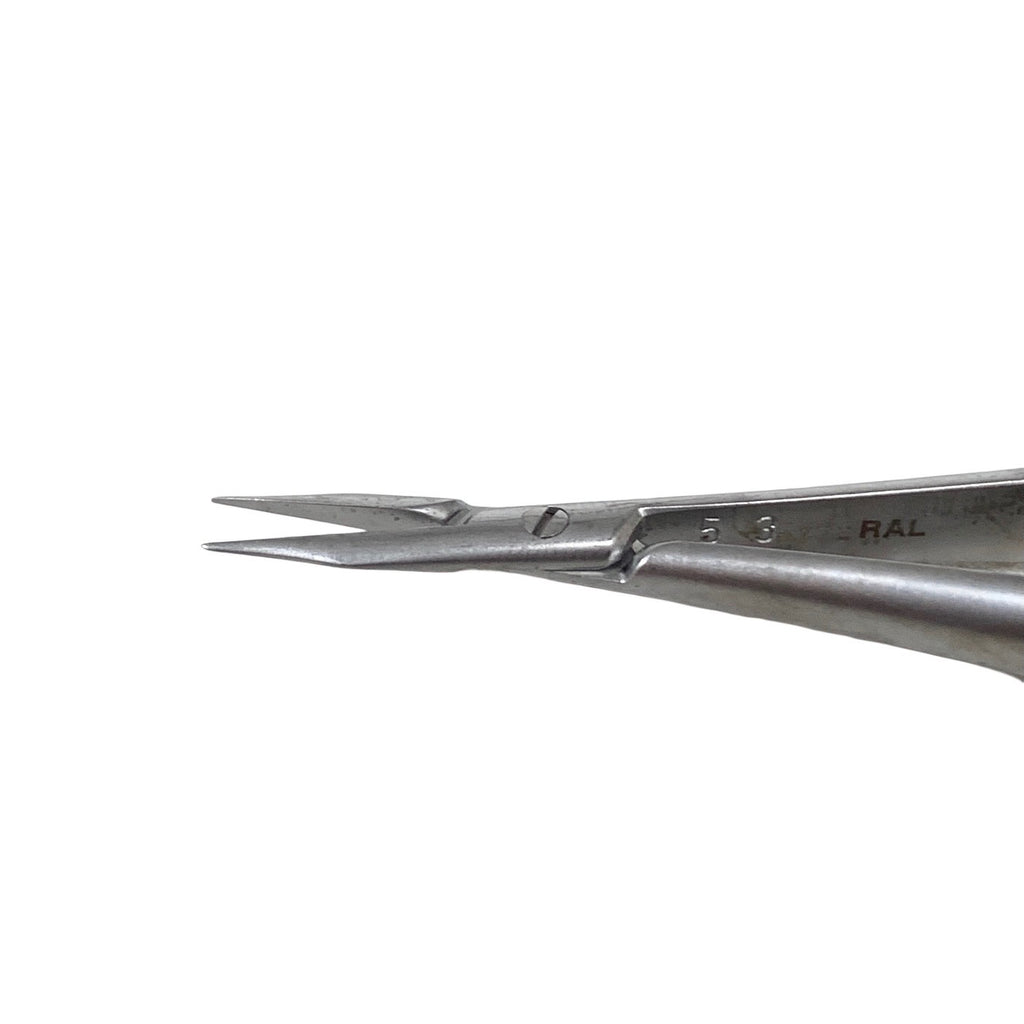 ASSI REF BS-15-8 Microsurgical Needle Holder 15cm Straight 0.4mm Tip No Lock