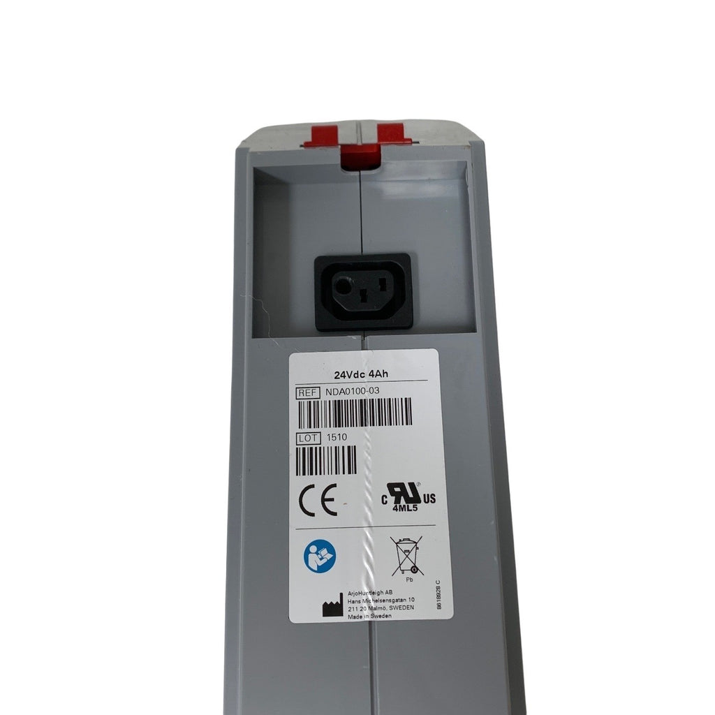 ARJOHUNTLEIGH REF NDA0100-03, 24Vdc 4Ah PATIENT LIFT BATTERY, 24VOLTS