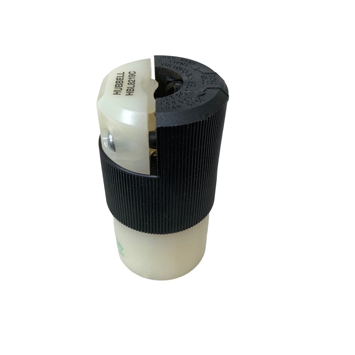 Hubbell Ref HBL8219CT Hospital Grade Connector 15A 125V NEMA 5-15R Insulgrip