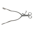 Jarit 205-210 Beckman Hinged 4x4 Teeth Sharp Prong Retractor 31.6cm Length
