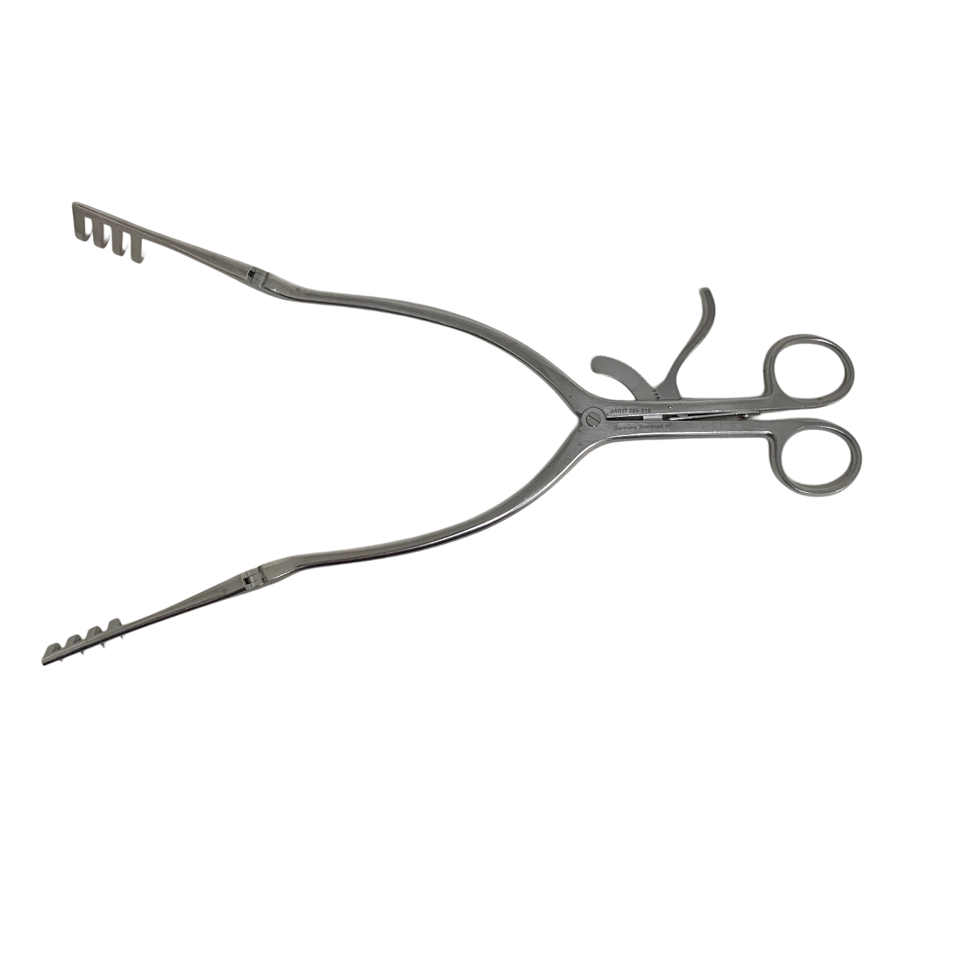 Jarit 205-210 Beckman Hinged 4x4 Teeth Sharp Prong Retractor 31.6cm Length
