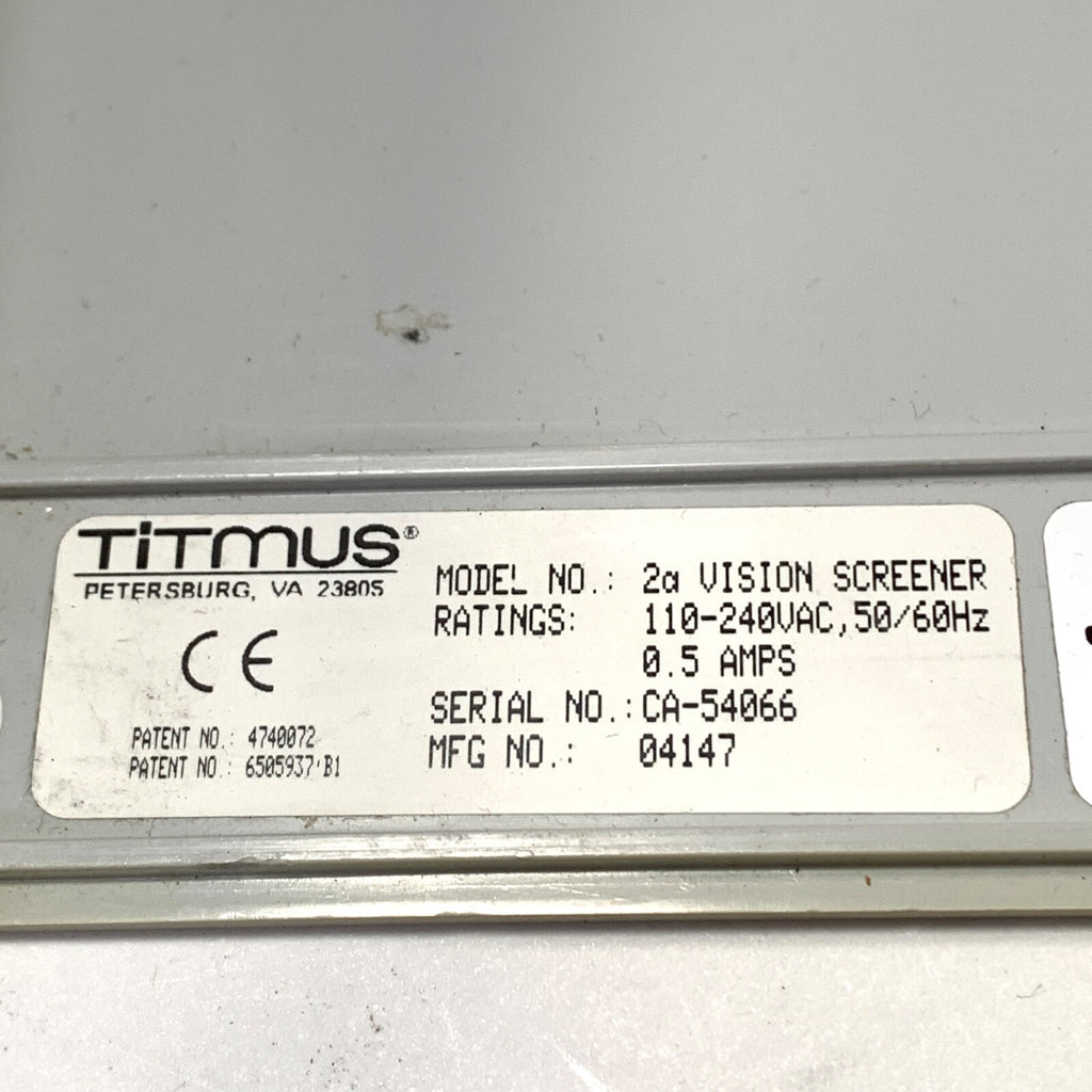 Titmus REF 2a Vision Screener w/ Keypad Controller