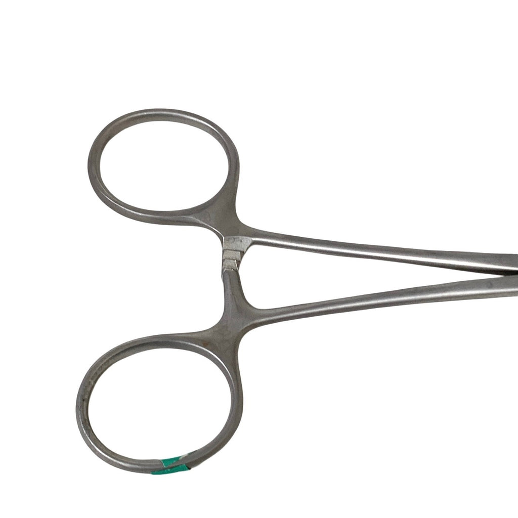 Aesculap Ref BH134R, Hemostatic Forceps, straight, 140 mm (5 1/2")