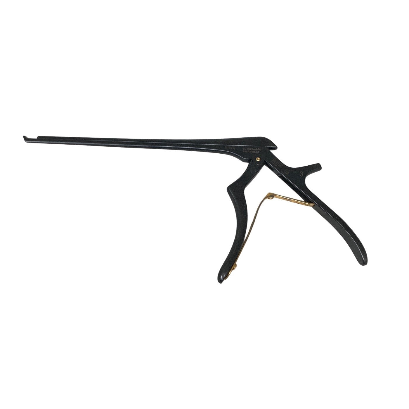 Aesculap FK914B Noir Kerrison Bone Punch 3mm 130 Upward Detachable Surgical