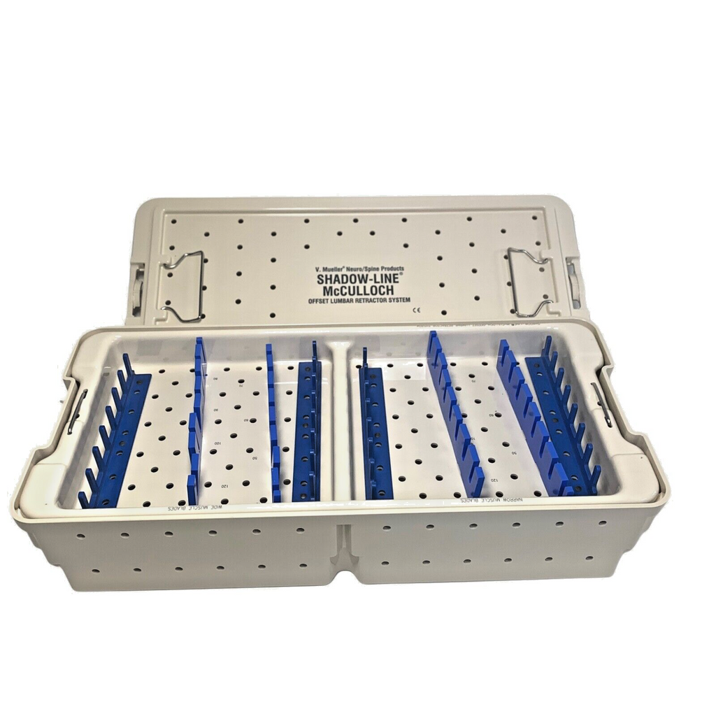 V.Mueller Neuro/Spine Shadow-Line McCulloch Offset Lumbar Retraction System Case