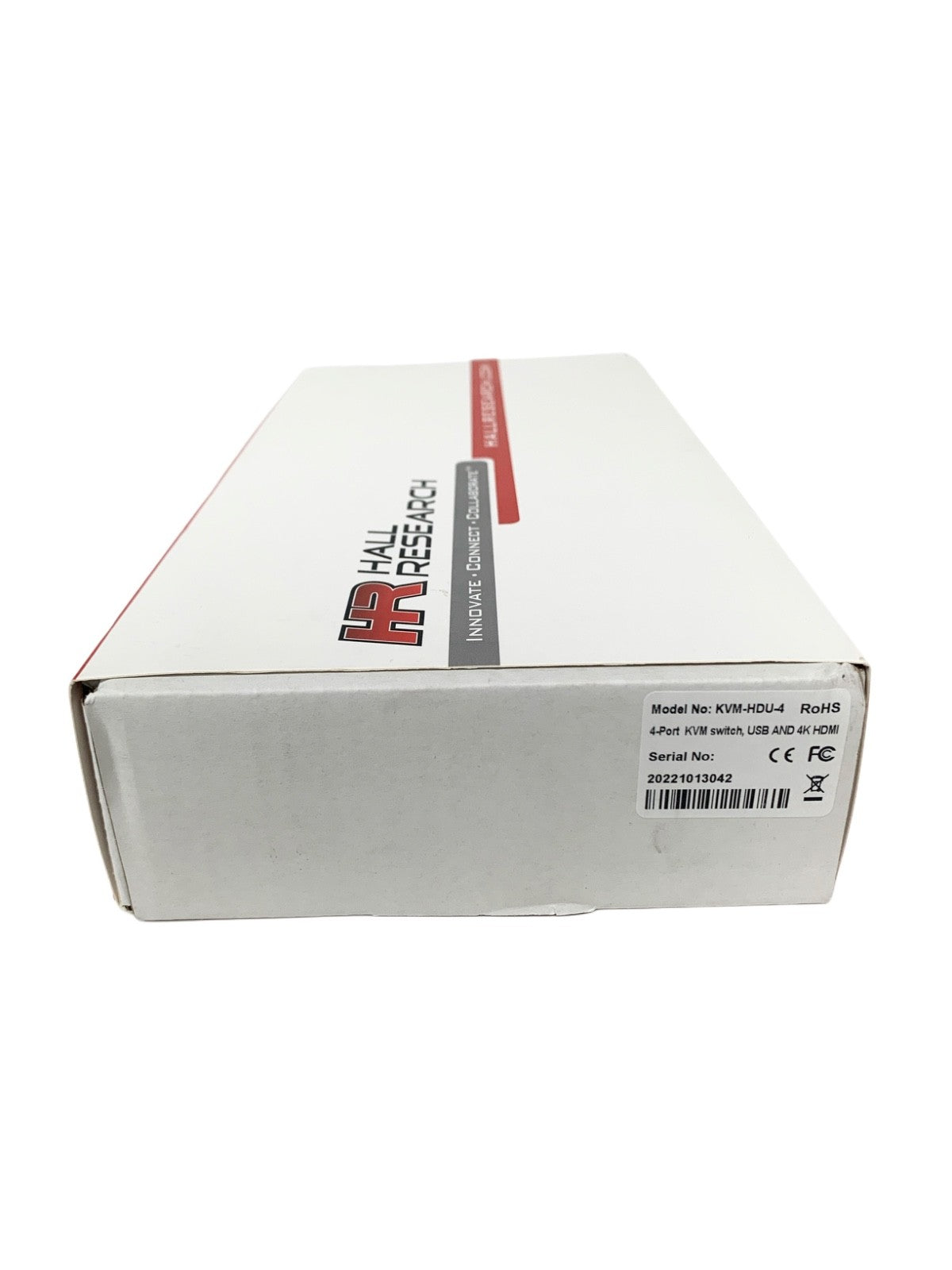 New Hall Research KVM-HDU-4,4-Port HDMI KVM Switch with 4K UHD Video & USB 2.0 H