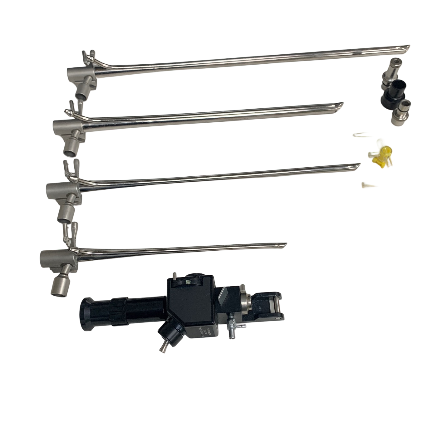 PILLING Rigid Bronchoscope Set With Eder Medical 8331000 Optical Telescope Head