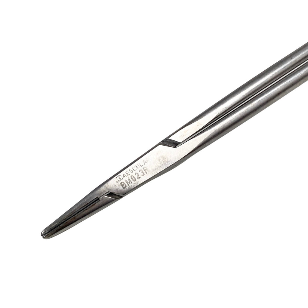 Aesculap BM023R Crile-Wood Needle Holder Gold Handle Tungsten Carbide 6" Surgery