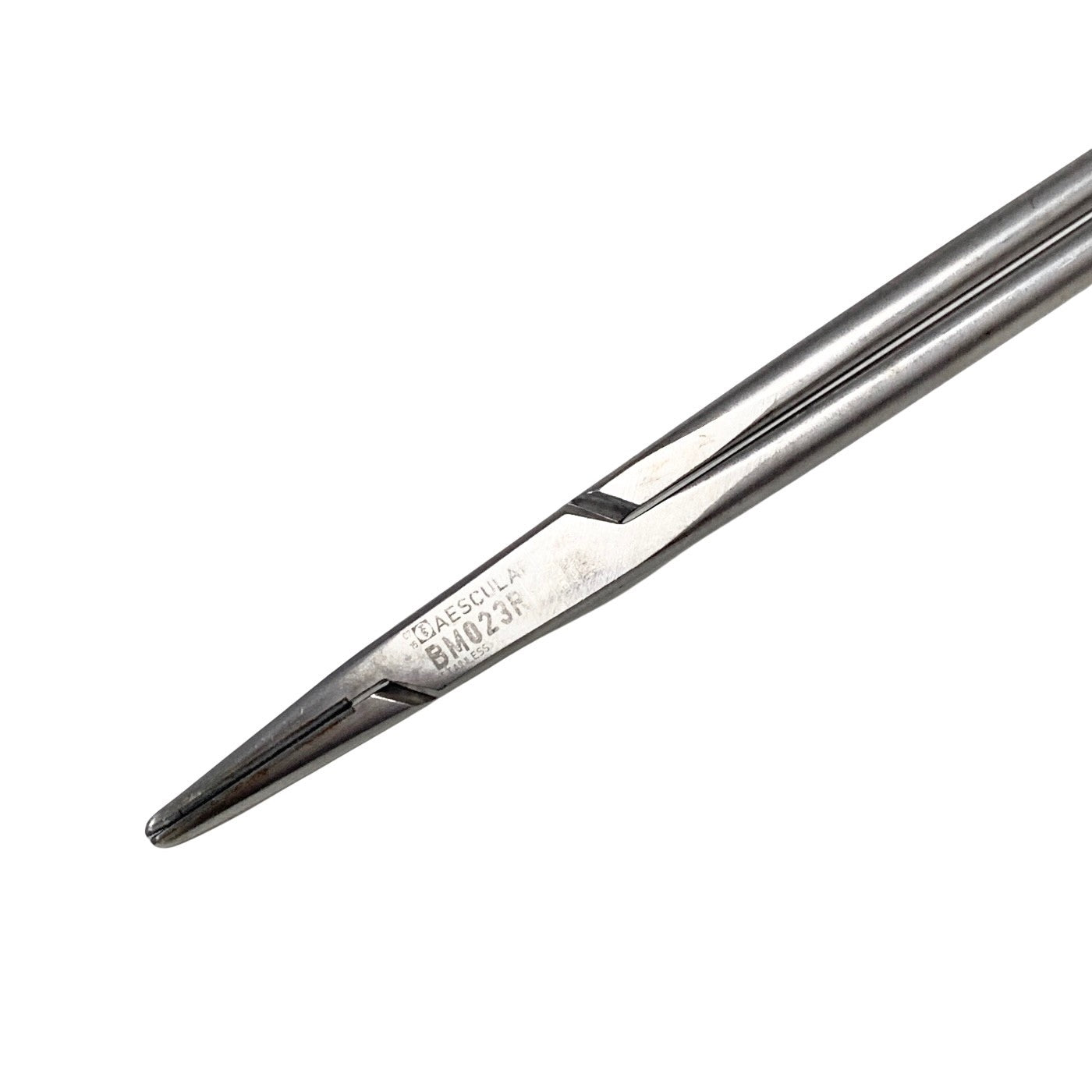 Aesculap BM023R Crile-Wood Needle Holder Gold Handle Tungsten Carbide 6" Surgery