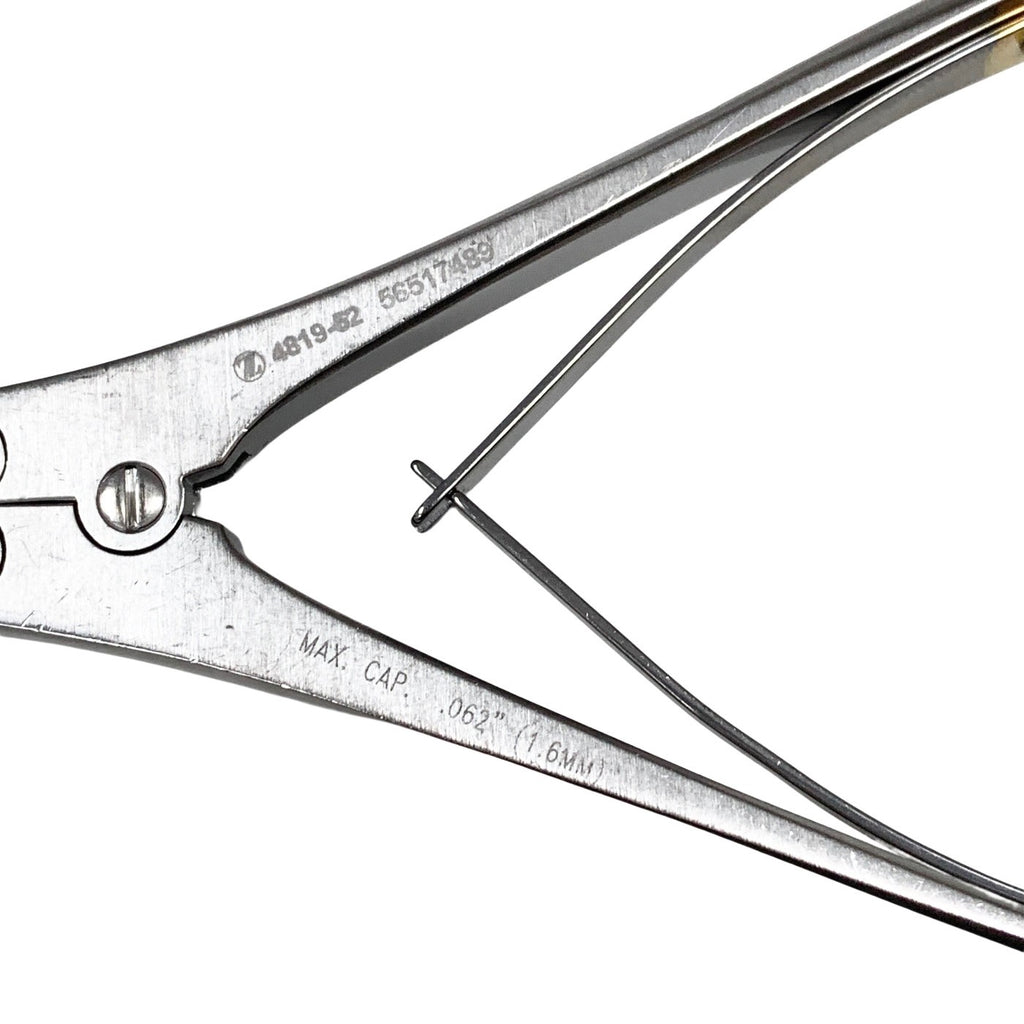 Zimmer 4819-52, Small Pin Wire Cutter Tungsten Carbide Orthopedic Surgical Tool
