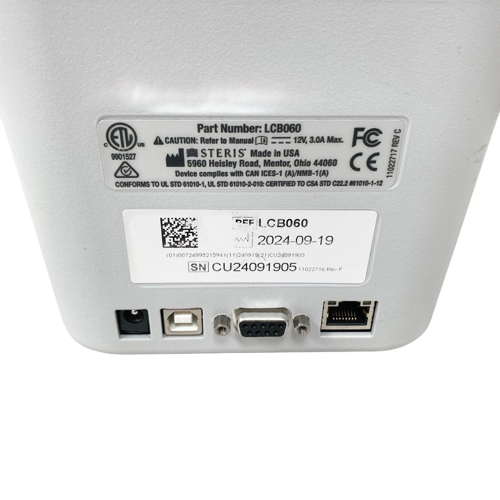 STERIS Celerity LCB060 Incubator REF LCB060 MFD 2024 STEAM, REV 1.7.0