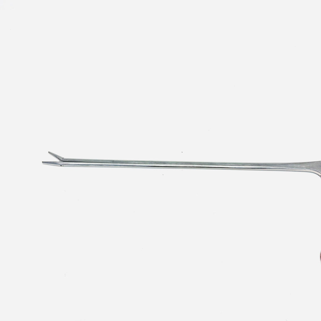 PILLING 50-6737 Drew Alligator Clip Applying Forcep Straight Serrated,2mm 9.5 In