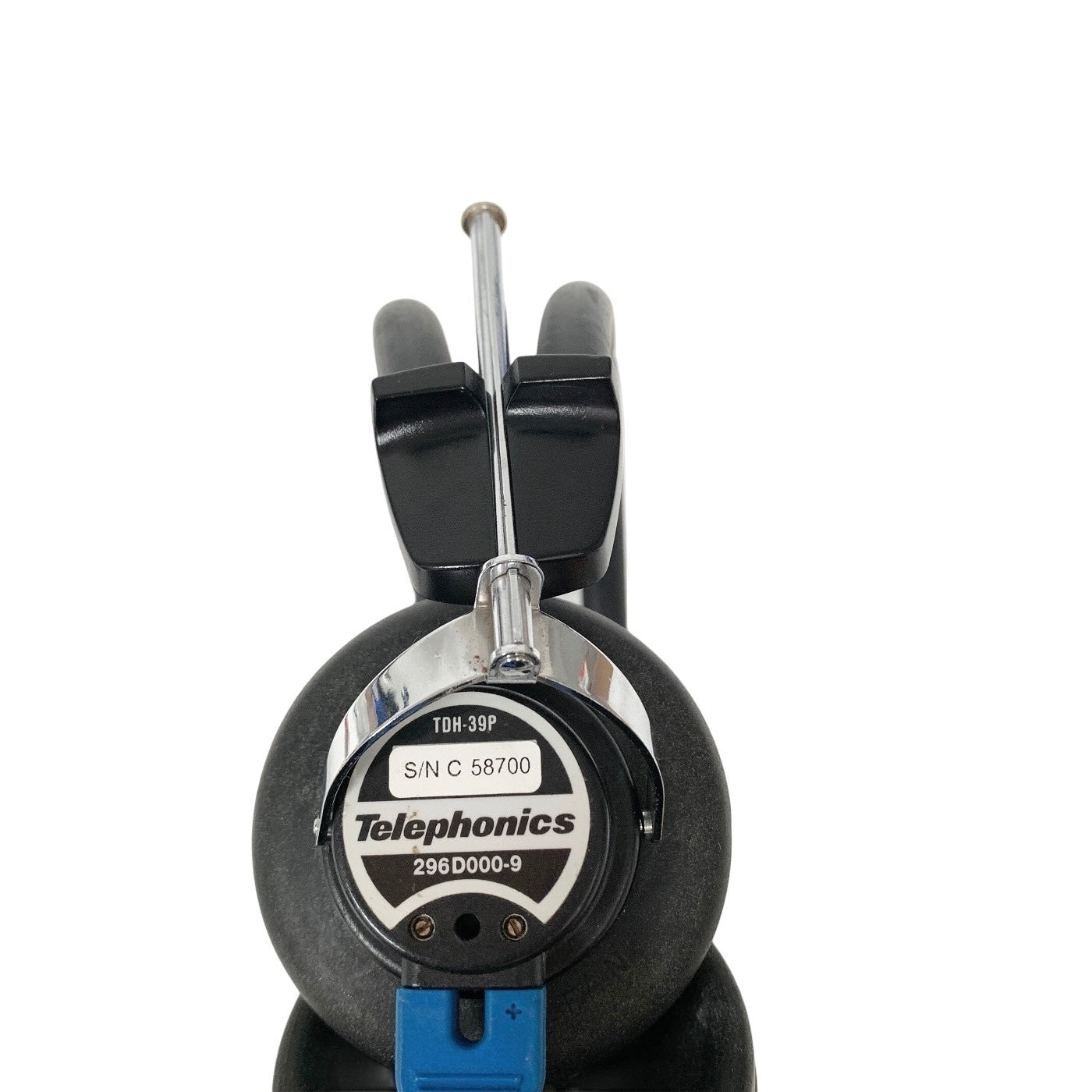 TELEPHONICS REF TDH-39P,  296D000-9 Audiometric Headset with HEADBAND