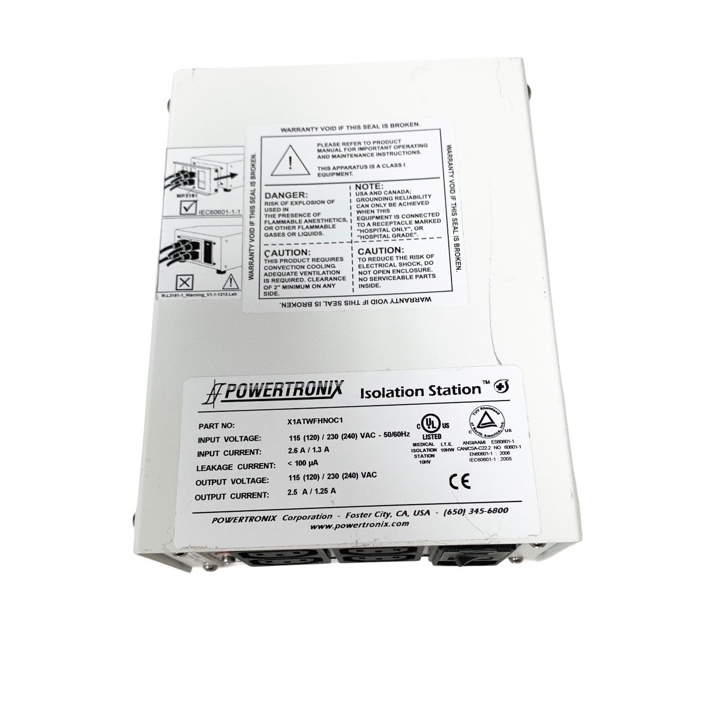 MICROPACE III REF MP3107, ISOLATION TRANSFORMER 3RD ED - 300VA