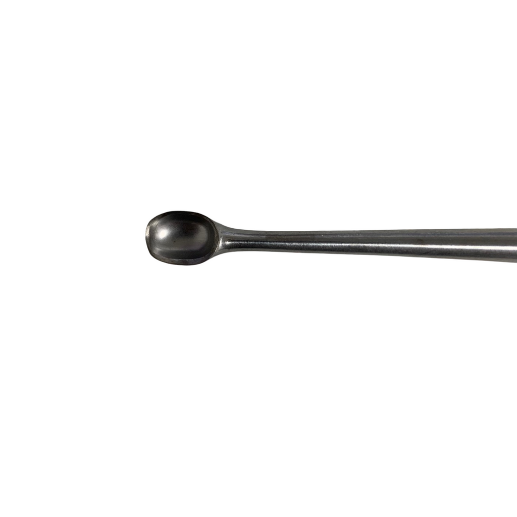 Jarit 240-078 BRUNS Oval Curette, #4 STRAIGHT, Hollow Handle