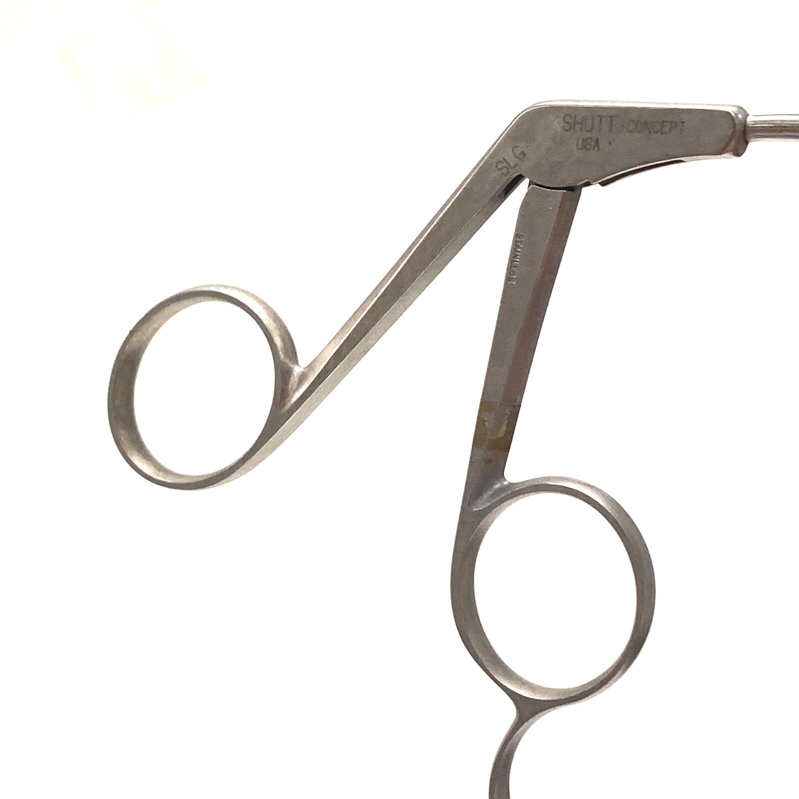 Shutt REF 1.1212, 3.4mm B-Scoop Curved 30 degree left, Forceps