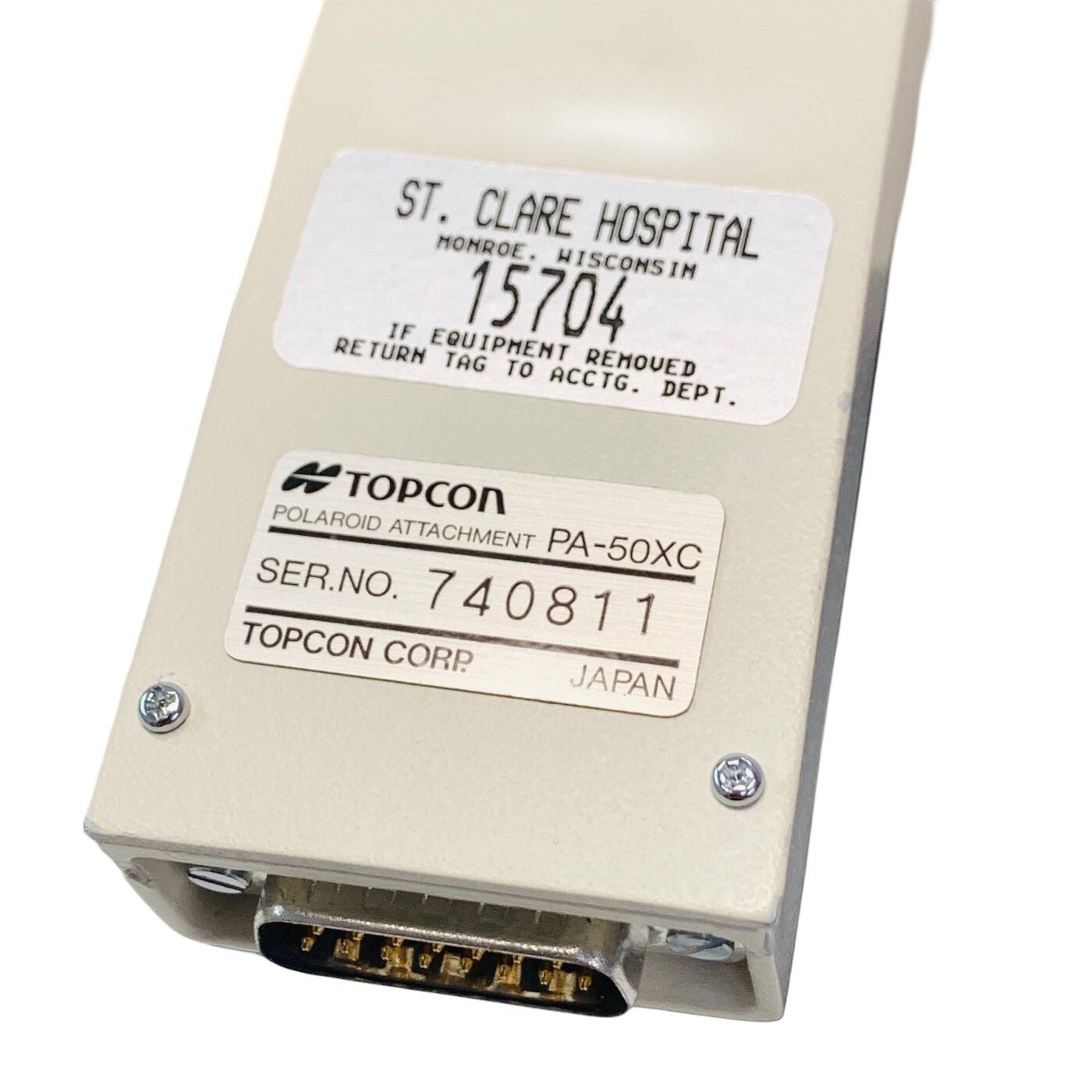 Topcon REF PA-50XC, POLAROID ATTACHMEMT
