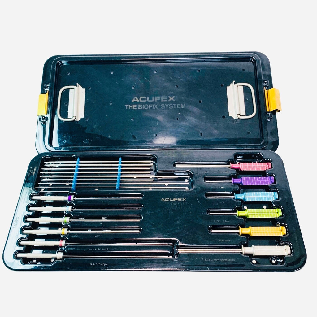 Acufex The Biofix System, Tamps, Applicators, Drill Bits, Guide Wires