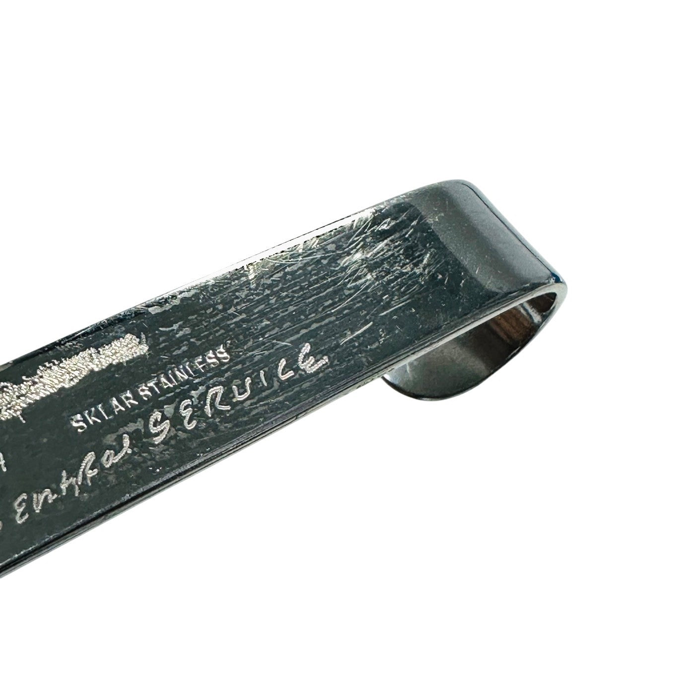 SKLAR / MF Wieder Tongue Depressor 5¼" Stainless Fenestrated Serrated LOT OF 2