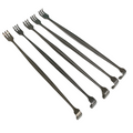 JARIT 190-110 Lot of 5 Senn Retractor Double Ended 6-1/4" Sharp 3 Prong Surgical